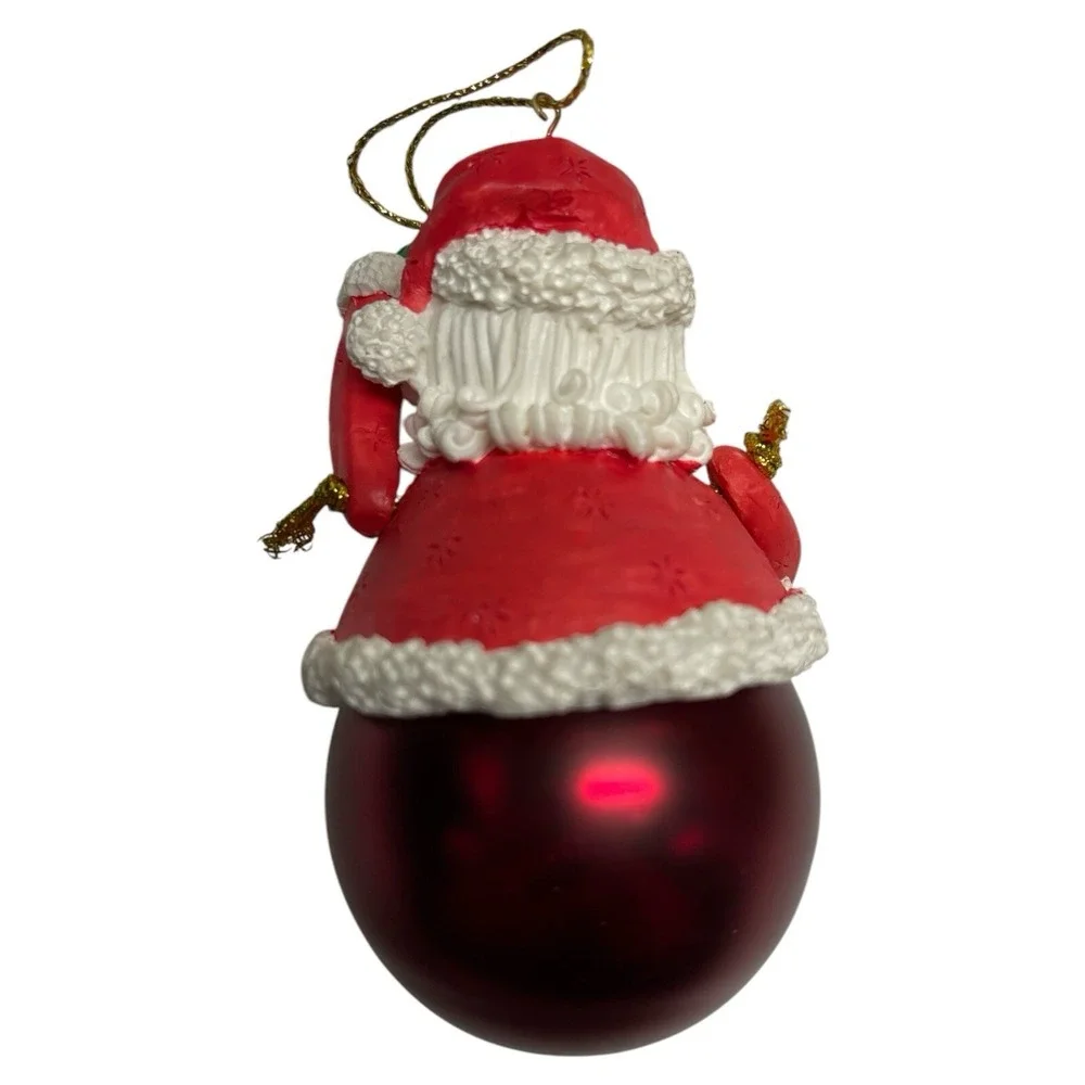 Vintage Avon 1998 Brilliant Festive‎ Ornament Santa In Box